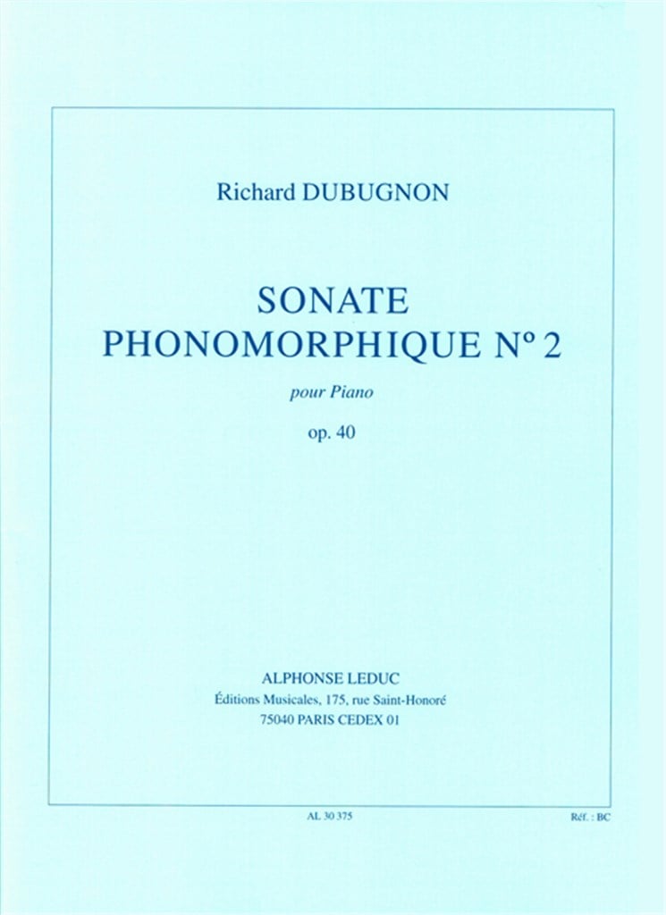 Sonate Phonomorphique N02 Op40